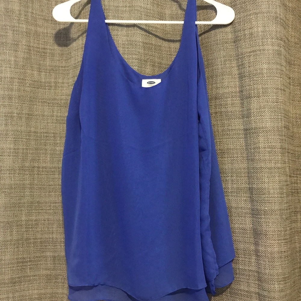 Blue tank top